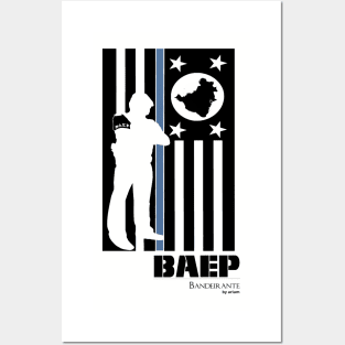 BAEP Police Bandeirante Black Posters and Art